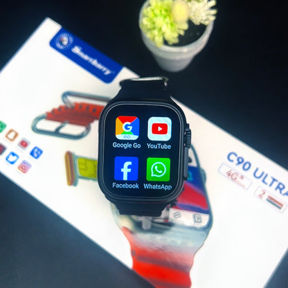 Newest Sim Card Wifi Smart Watch With Two Strap