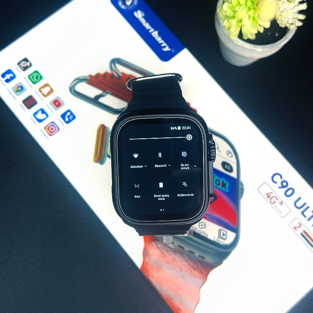 Newest Sim Card Wifi Smart Watch With Two Strap