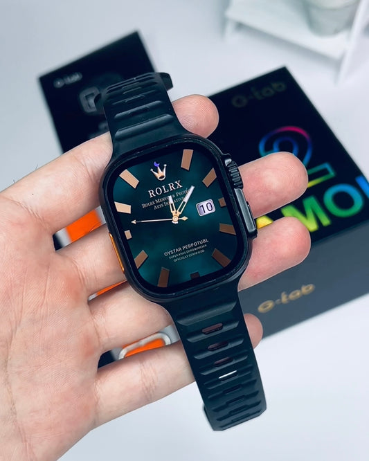 G-Tab Smart Watch AMOLED 2.02 Inch Display With 2 Extra Strap